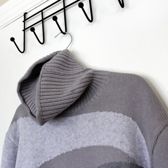 BNWT AW24 HOUSE OF SUNNY JACQUARD TURTLENECK SWEATER M - Picture 4 of 12